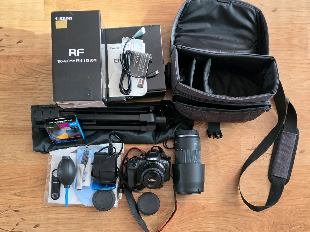 오늘만 이가격 180만원 캐논 EOS R10 가격낮춤 RF-S 18-45mm, RF 100-400mm 팝니다. 부산 이미지