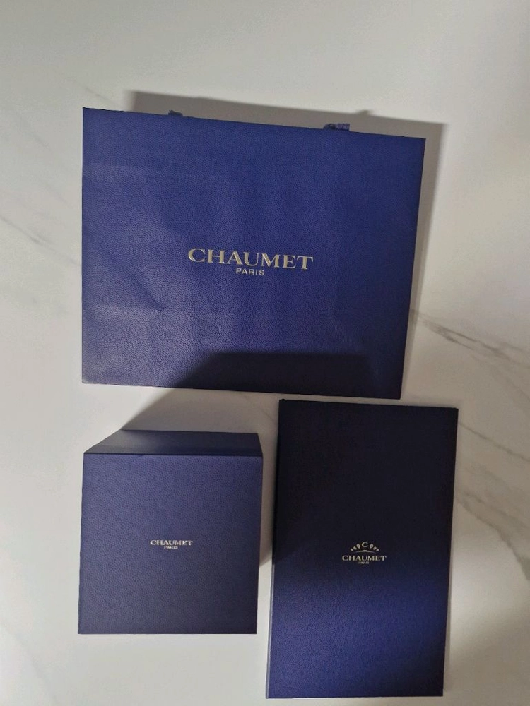 쇼메 팔찌 목걸이 겸용 케이스 박스 풀세트팝니다 이미지