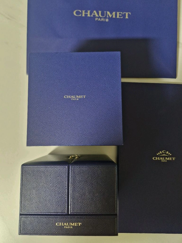 쇼메 팔찌 목걸이 겸용 케이스 박스 풀세트팝니다 이미지