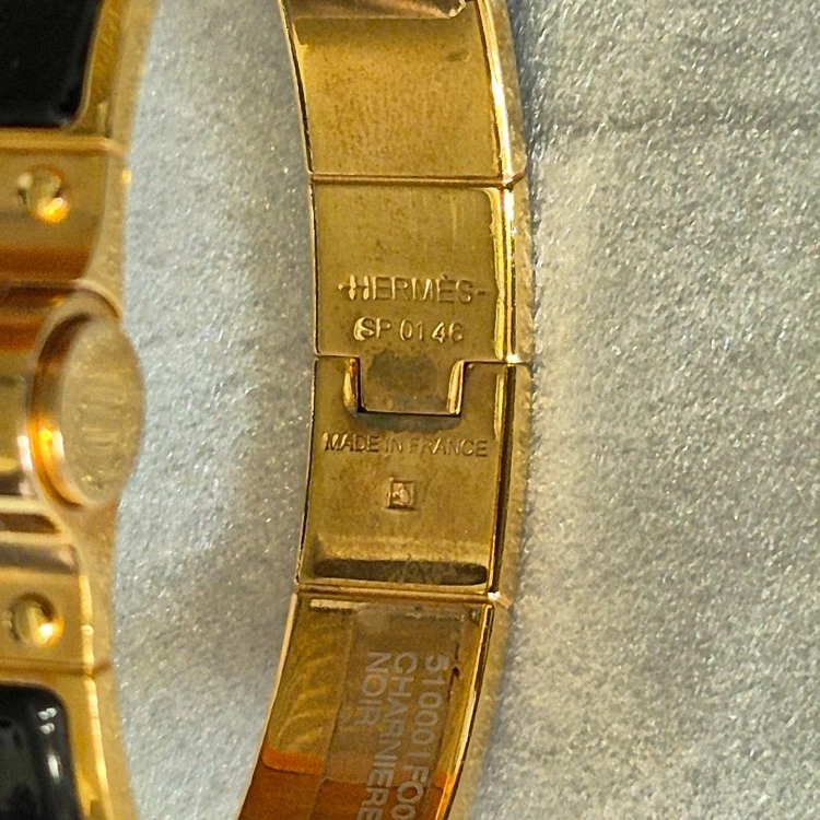 (정품) 에르메스 클릭아슈 팔찌 PM (명품 샤르니에 클릭클락 브레이슬릿) 이미지