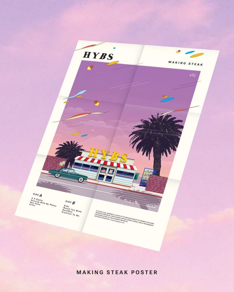 [미개봉] HYBS 하입스 Masking Steak LP 이미지