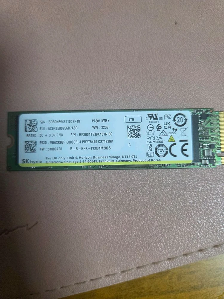 pm9a1,pc801,p31,980pro 1tb ssd 다양한 1tb ssd 이미지
