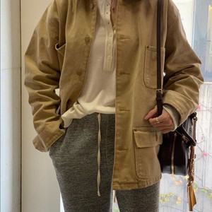 R2W 워크자켓 (Barez canvas leather collar jk) 새상품 이미지