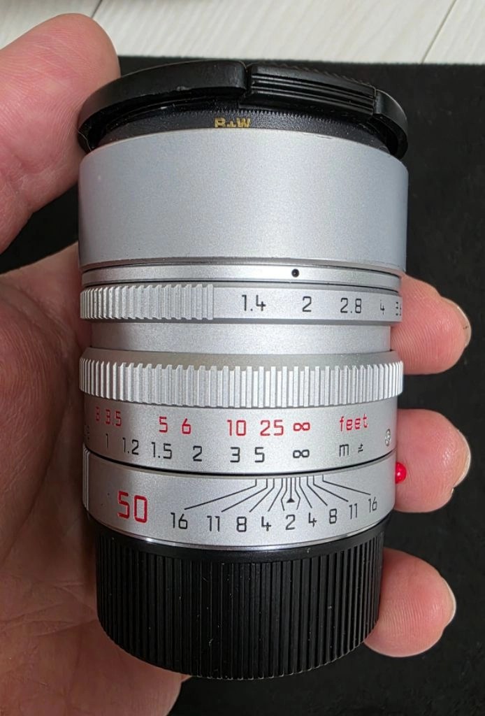 (신동품) 라이카 50mm 1.4 주미룩스 실버 47시리얼 현행전 이미지