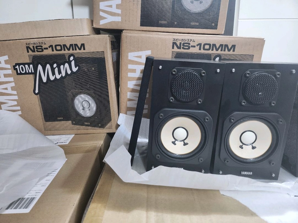 [극미품] 야마하 NS-10MM NS10M 미니 빈티지 북쉘프 스피커 시리얼 연번 페어 이미지