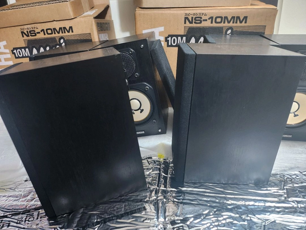 [극미품] 야마하 NS-10MM NS10M 미니 빈티지 북쉘프 스피커 시리얼 연번 페어 이미지
