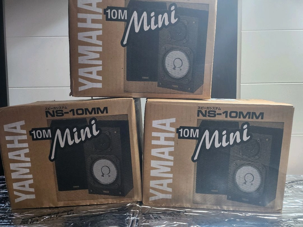 [극미품] 야마하 NS-10MM NS10M 미니 빈티지 북쉘프 스피커 시리얼 연번 페어 이미지