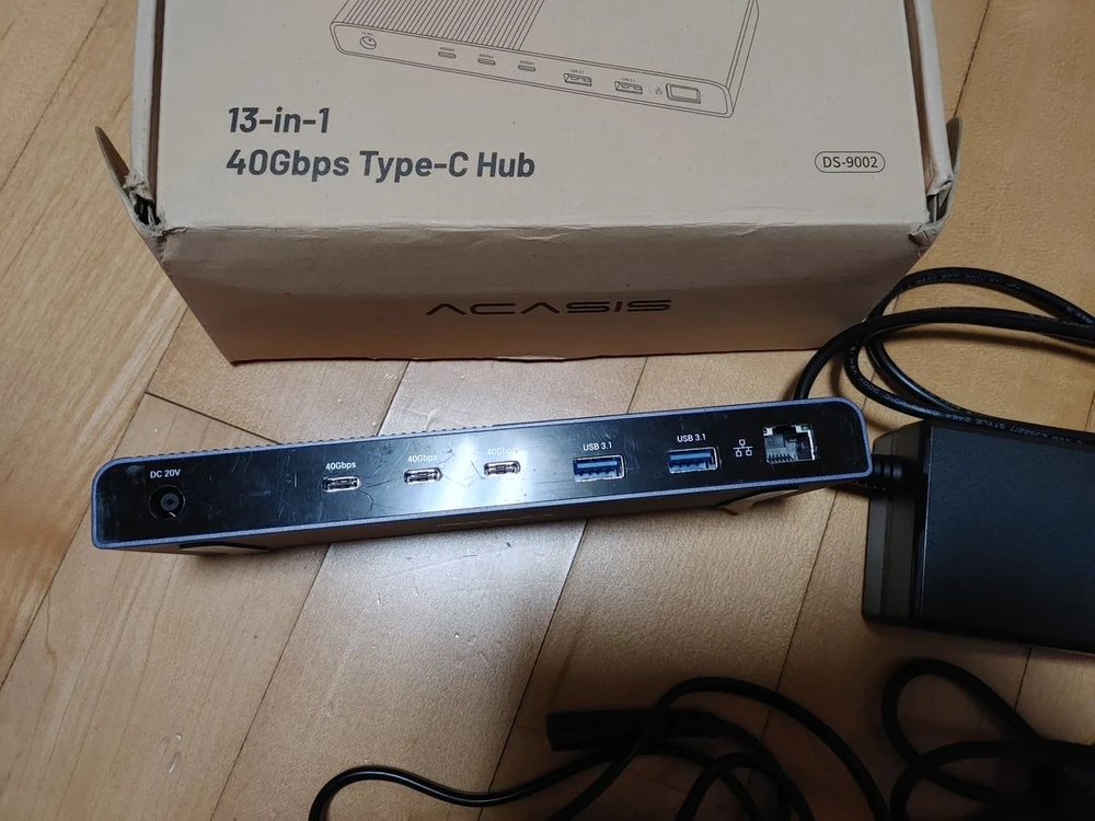 아카시스 ACASIS 13-in-1 40Gbps 썬더볼트 3,4 독 도킹스테이션 이미지
