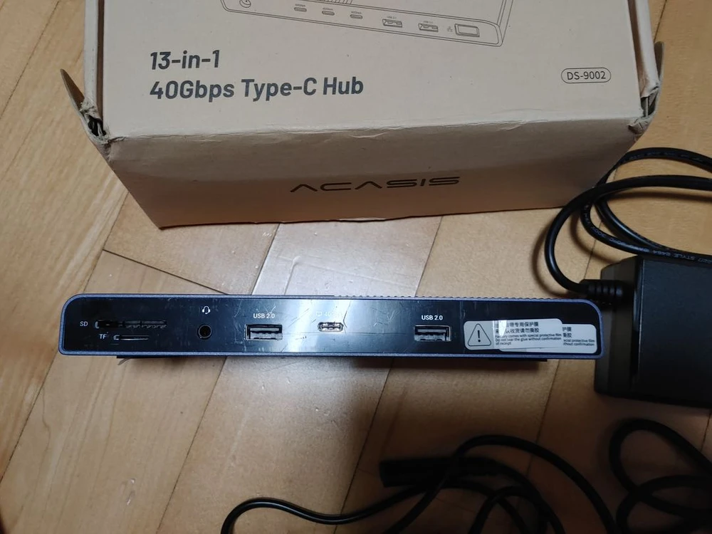 아카시스 ACASIS 13-in-1 40Gbps 썬더볼트 3,4 독 도킹스테이션 이미지
