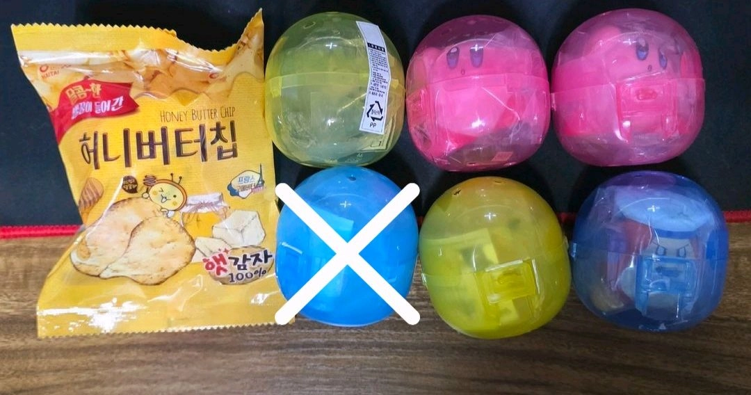 죠죠의 기묘한 모험 커비 해태 과자 포켓몬스터 가챠류 6종 일괄 이미지
