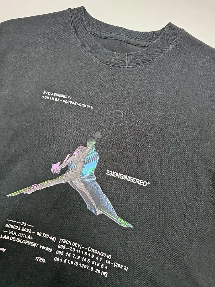 NIKE 나이키 조던 23 엔지니어드 그래픽 반팔 티셔츠 / 남 M 블랙 이미지
