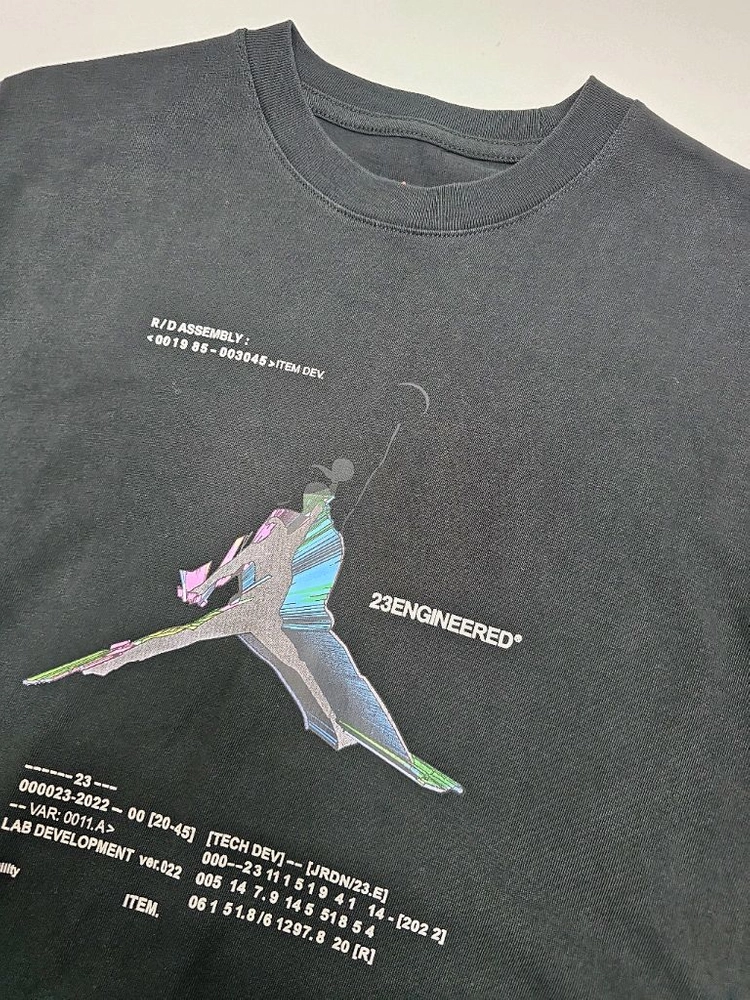 NIKE 나이키 조던 23 엔지니어드 그래픽 반팔 티셔츠 / 남 M 블랙 이미지