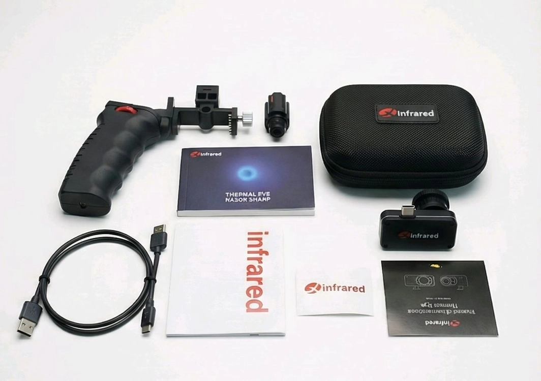 Infiray t3 고화소 열화상 카메라 384 x 288 IR 픽셀 이미지