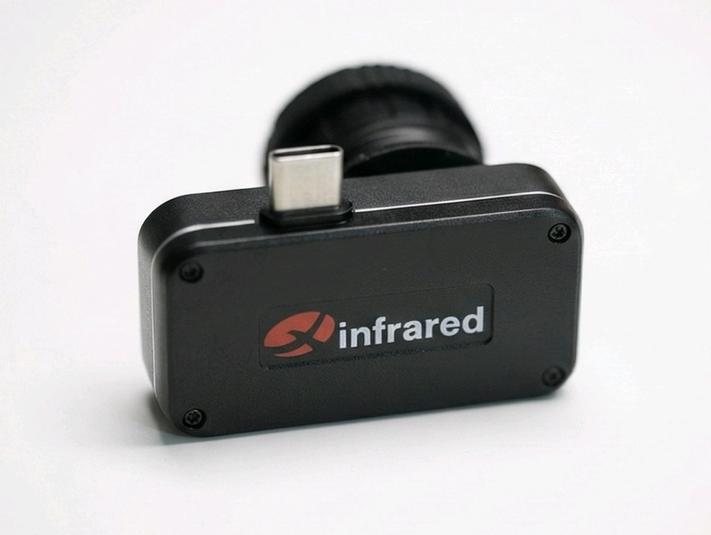 Infiray t3 고화소 열화상 카메라 384 x 288 IR 픽셀 이미지
