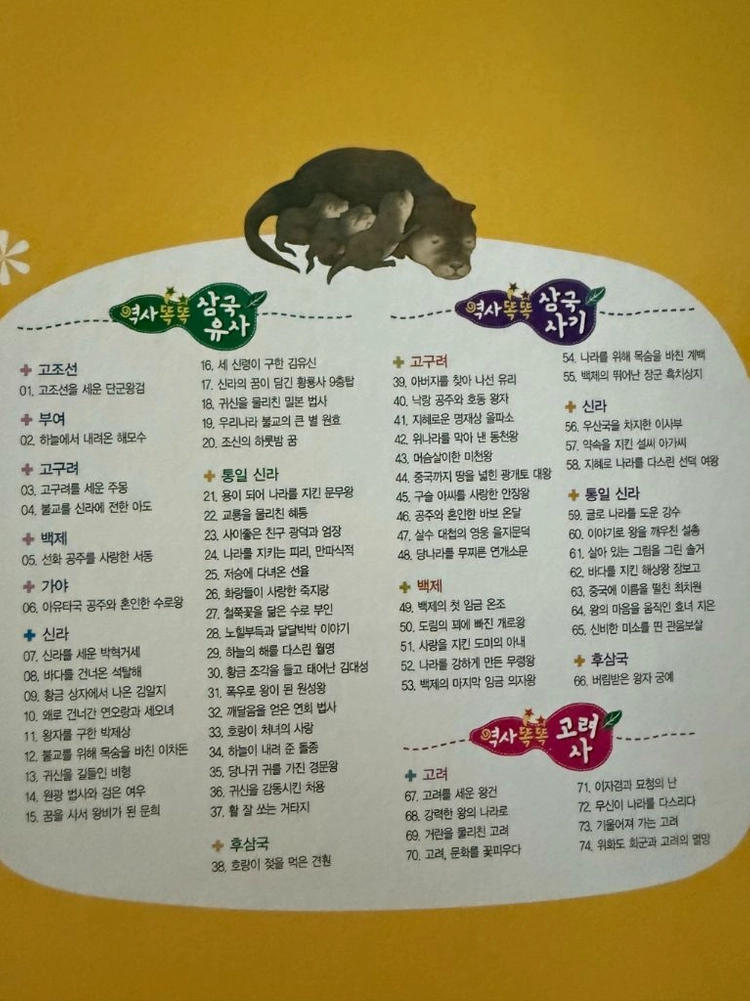 역사 똑똑 삼국유사 초등역사전집 74권(택포) 이미지