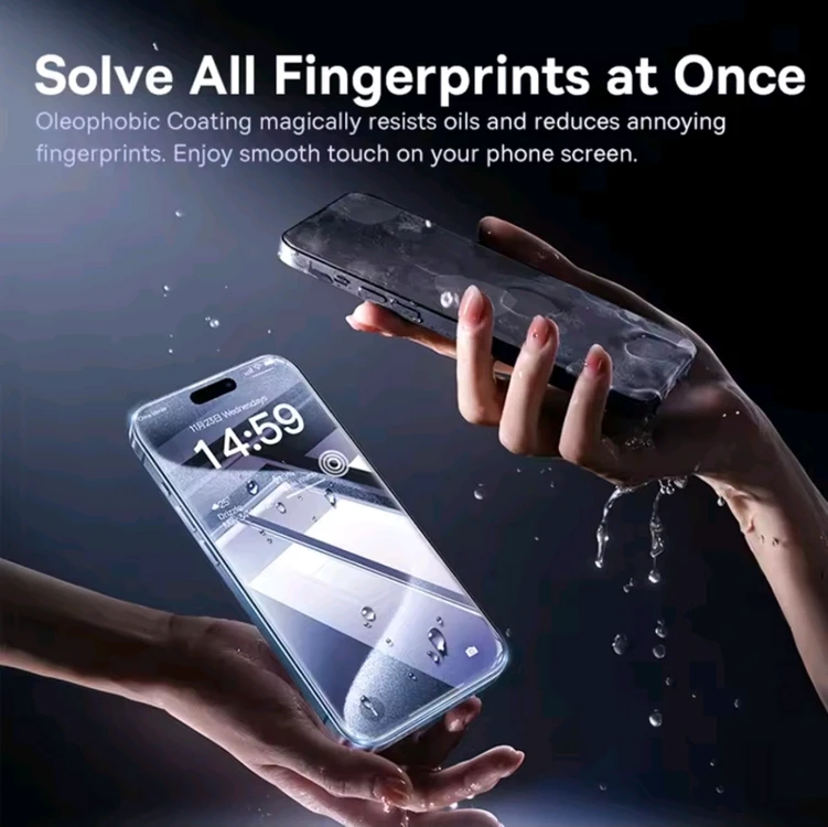 애플 Apple iPhone 아이폰 17 Baseus 액정 강화유리 필름, 맥세이프 케이스 미개봉 새제품 일괄 2개 이미지