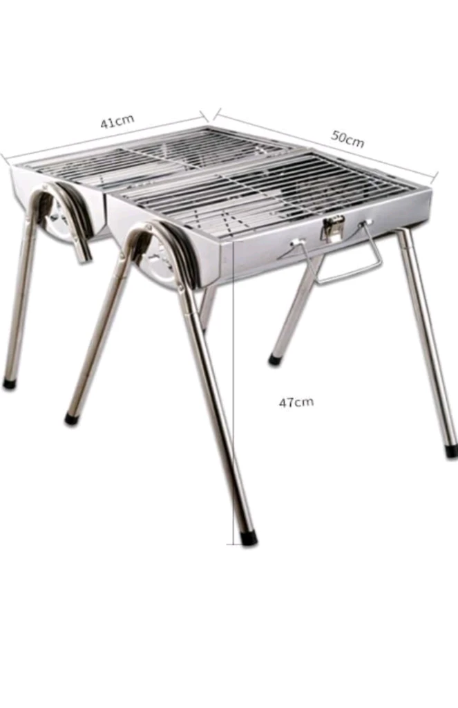 캠핑용 스테인레스 Bbq 그릴 이미지