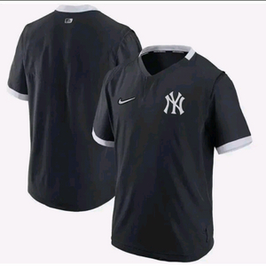 (야구.골프)나이키 어센틱 뉴욕 양키즈 반팔 바람막이 4XL(125~130) 이미지
