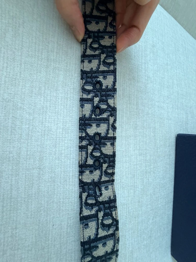 (중고) 디올 오블리크 자카드 벨트 (size 95) 이미지