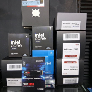 AMD 라이젠9-6세대 9700X3D 미개봉신품 이미지
