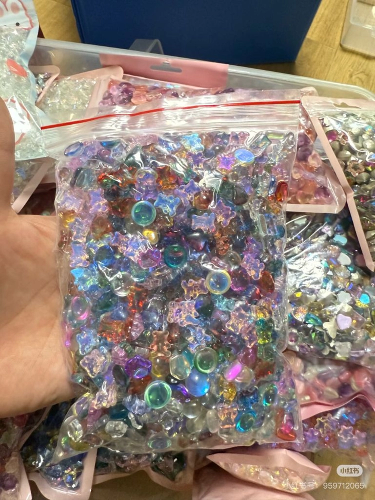 네일아트 파츠 유리파츠 DIY재료 이미지