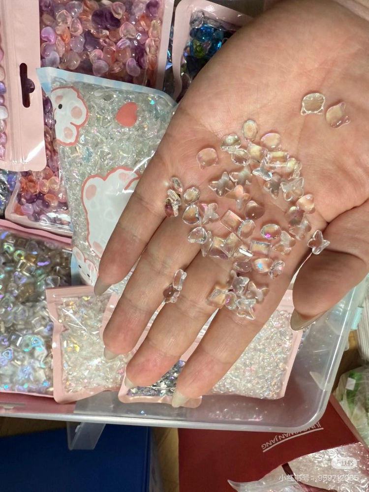 네일아트 파츠 유리파츠 DIY재료 이미지