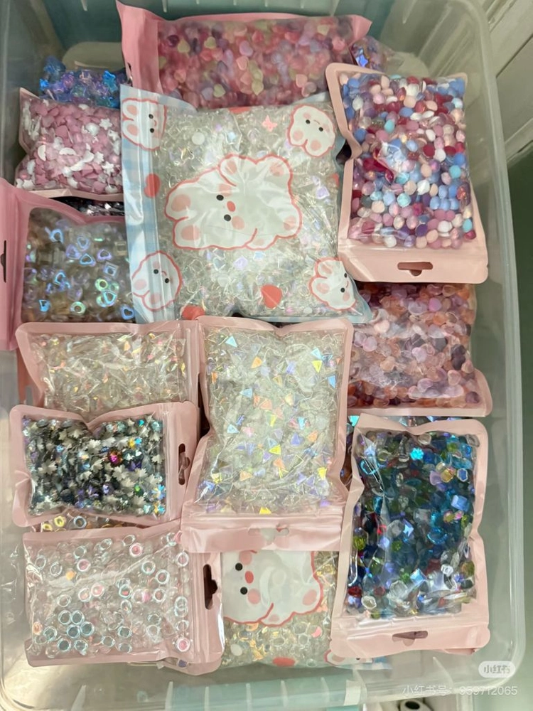 네일아트 파츠 유리파츠 DIY재료 이미지