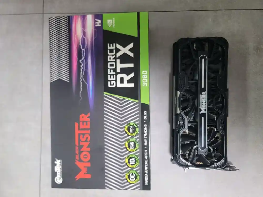 이엠텍 블랙몬스터 RTX 3080 그래픽카드 - 안심되는 중고거래