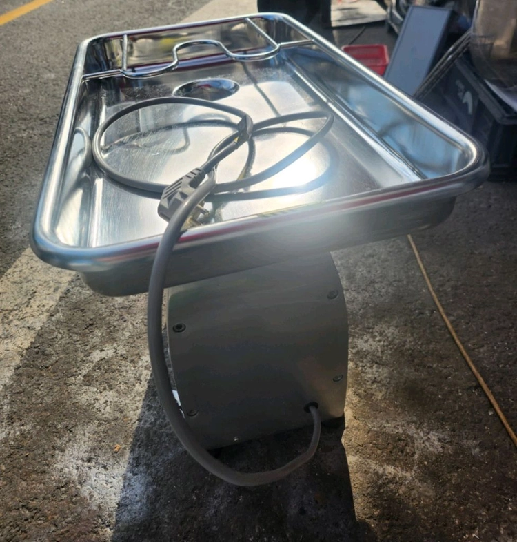 중고 A급 후지공업사 고기분쇄기 민서기 M-22S (업소용 정육점 만두집 동그랑땡 다짐육 민찌기 민찌기계) 이미지