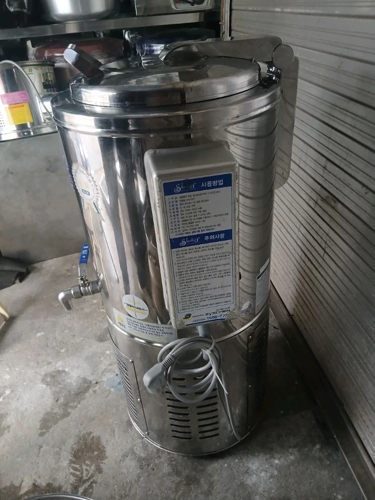 중고 세원 슬러시아 육수냉각기 SL-30 (원형 1구 30L 냉면 모밀 동치미 물회 식혜 수정과 슬러시 기계 이미지