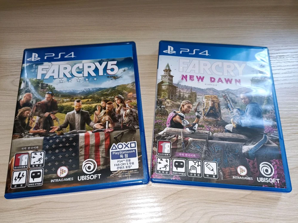 ps4 파크라이5+뉴던 일괄 팝니다. - 안심되는 중고거래