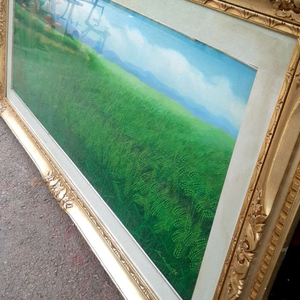 대형 ㅡ 유화 ㅡ 보리그림 이미지