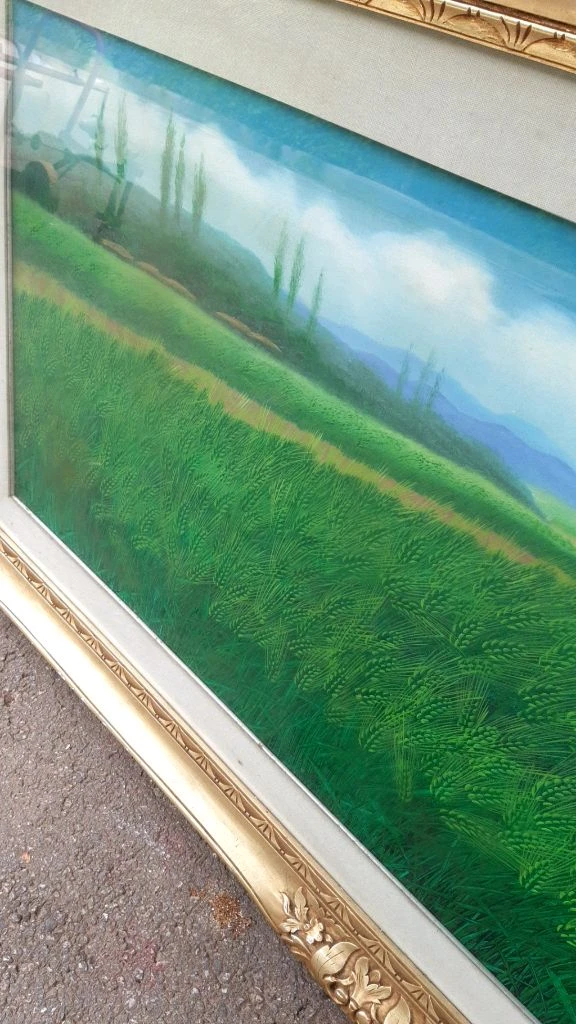 대형 ㅡ 유화 ㅡ 보리그림 이미지