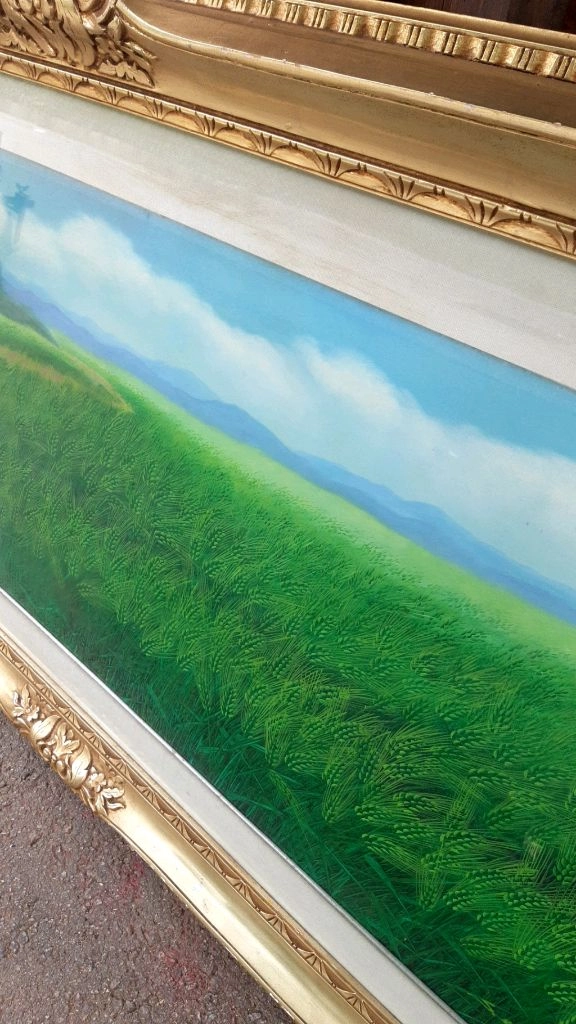 대형 ㅡ 유화 ㅡ 보리그림 이미지