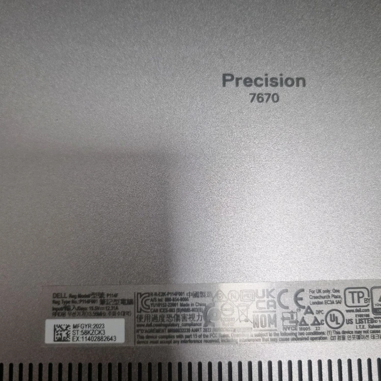 Dell precision 7670 - 안심되는 중고거래