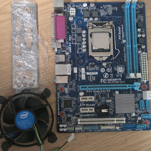기가바이트 GA-B75M-D3V 메인보드 + 인텔 i5-3570 CPU 이미지