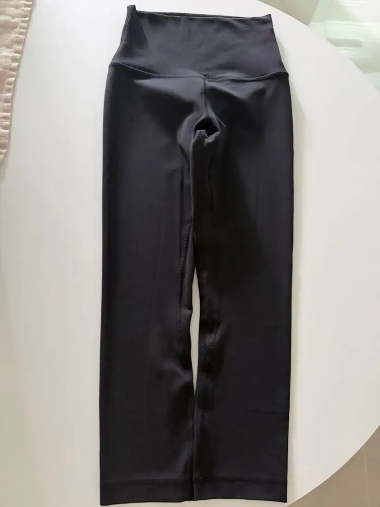 룰루레몬 얼라인 레깅스 HR 크롭 21 - BLK 이미지