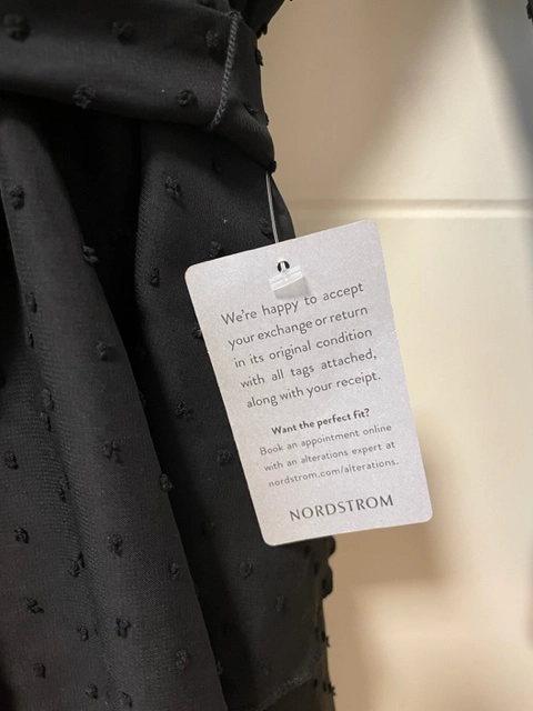 Nordstrom 블랙 원피스 (XS) 새상품 이미지
