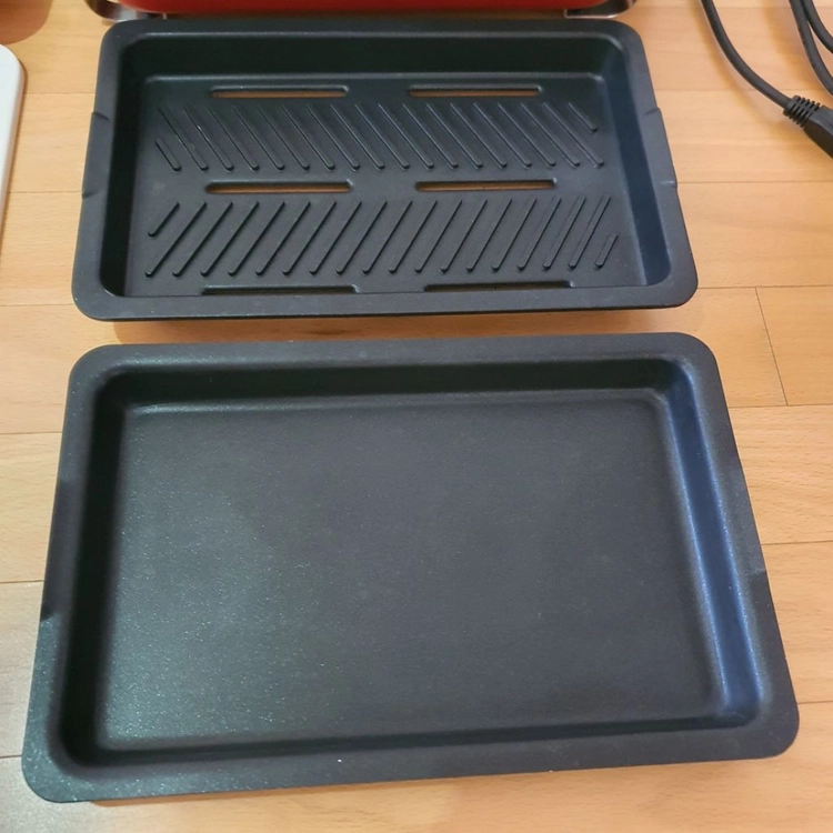 레꼴드 홈 바베큐 전기그릴 앤 전골팬 찜판 캠핑용 전 이미지