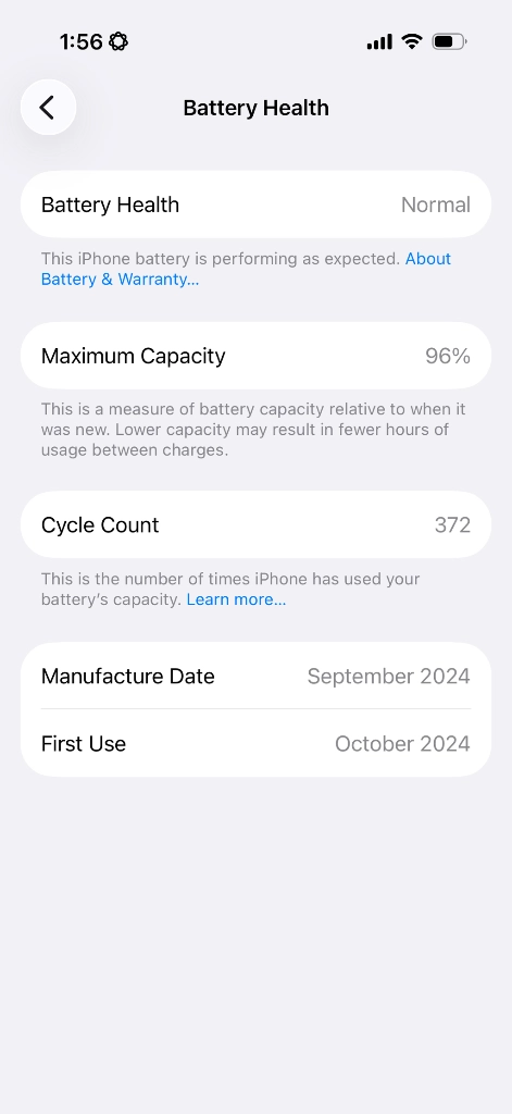 iPhone 16 Pro 256GB 블랙티타늄 풀박스 | 배터리 96% | S급 + 교신 가능 이미지
