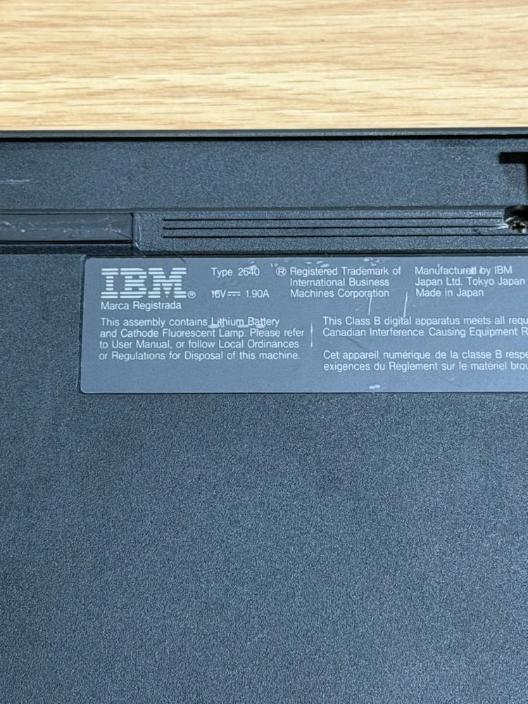 LG IBM ThinkPad 560 초경량 클래식 노트북 / 희귀 LG IBM 모델 / 레트로 노트북 이미지