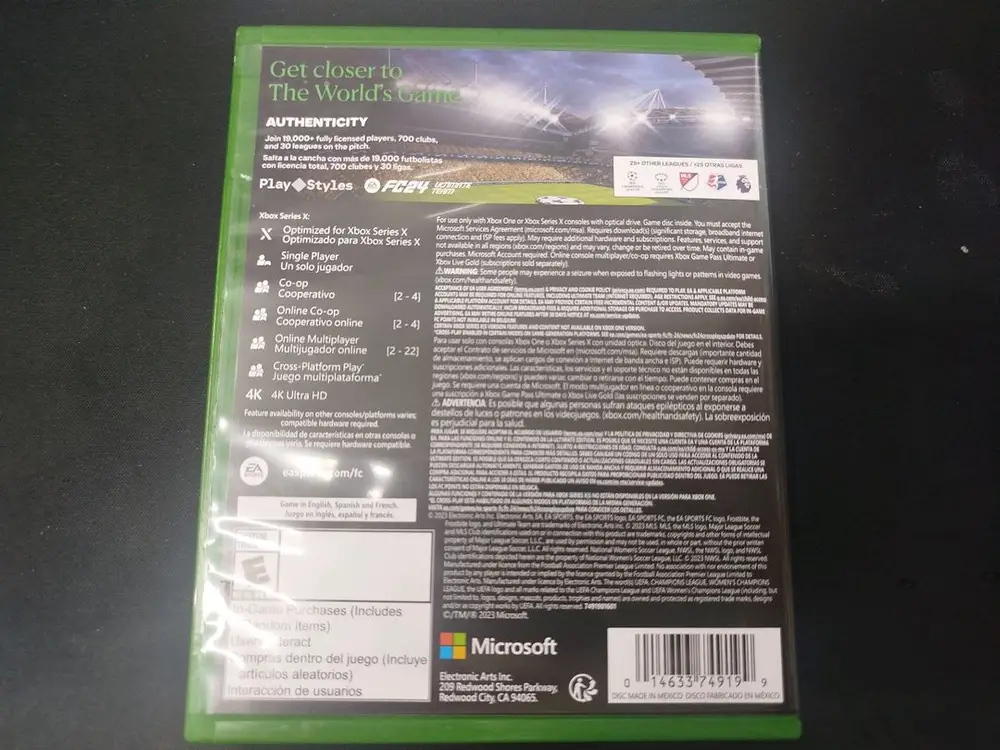 xbox 시리즈 x Fc 24 북미판 팝니다 엑스박스 이미지