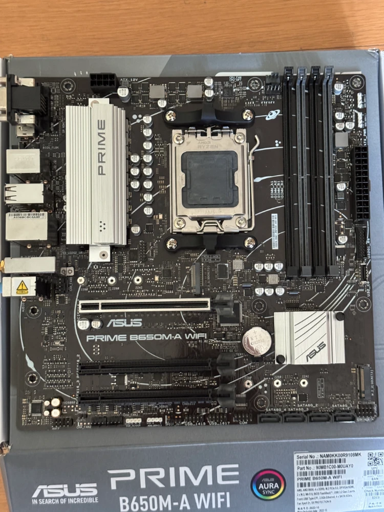 ASUS PRIME B650M-A WIFI 부품용 이미지