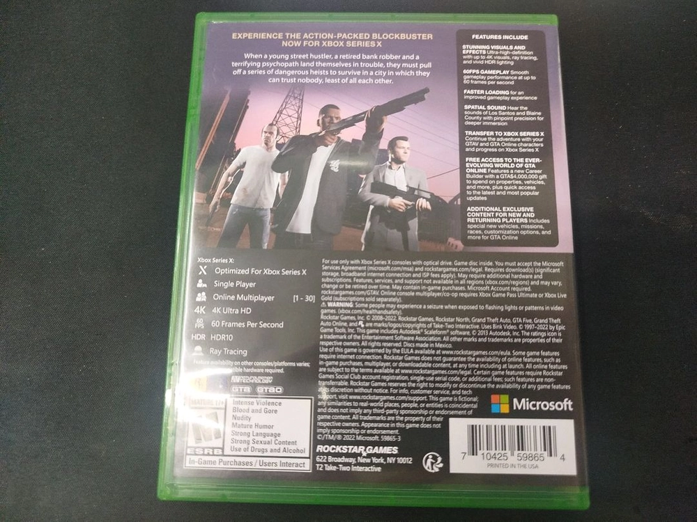 Xbox 시리즈 x Gta5 북미판 팝니다 이미지