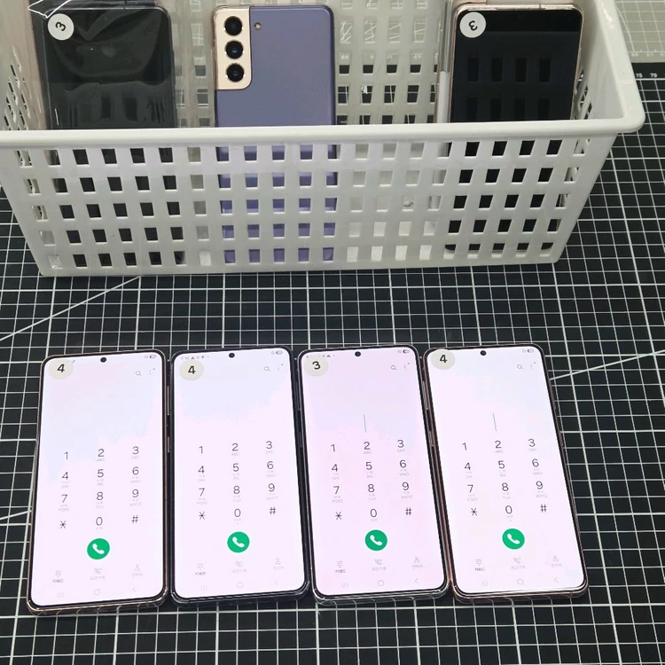 특S급)갤럭시S21 무잔상 18.5만 상태굿 삼성 중고폰 스마트폰 공기계 공기기 이미지