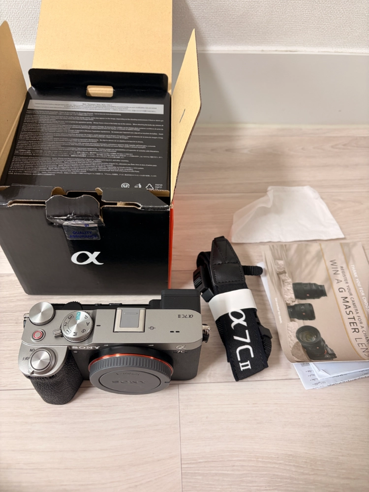 소니 A7C II 풀프레임 미러리스 카메라 이미지