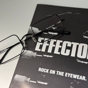 EFFECTOR 이펙터 새들 스퀘어 사각 매트블랙 일본 안경 0104 이미지