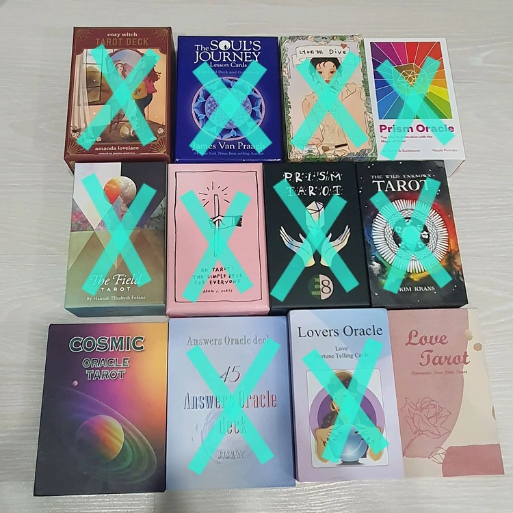 타로카드, 오라클카드 등 이미지