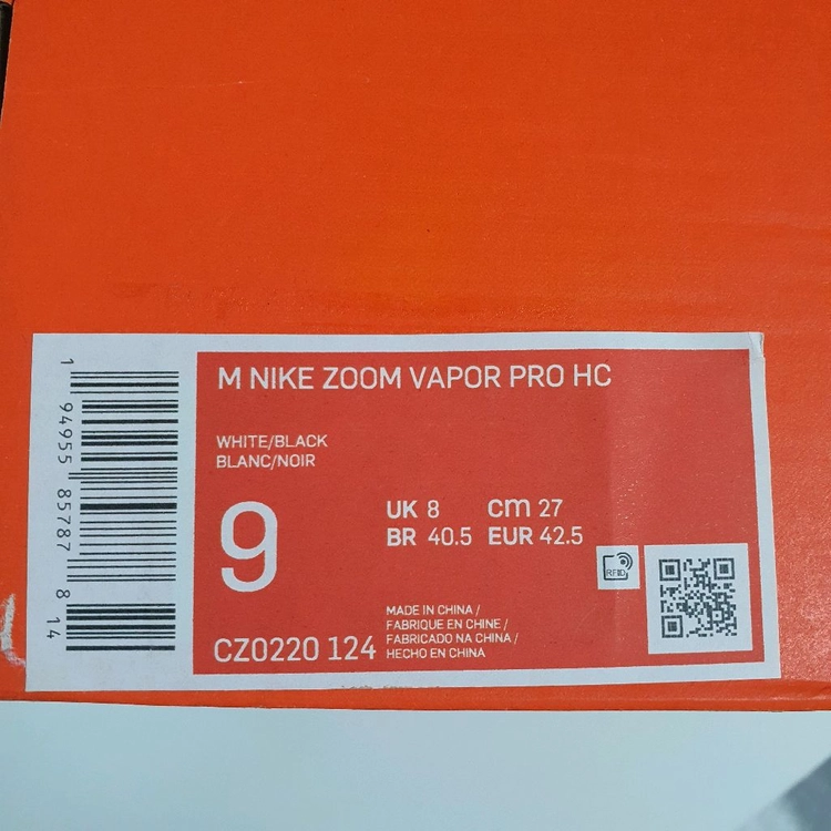 NS1) 나이키 줌 베이퍼 프로 알카라스 루네 올코트 테니스화 270mm (새상품) 이미지