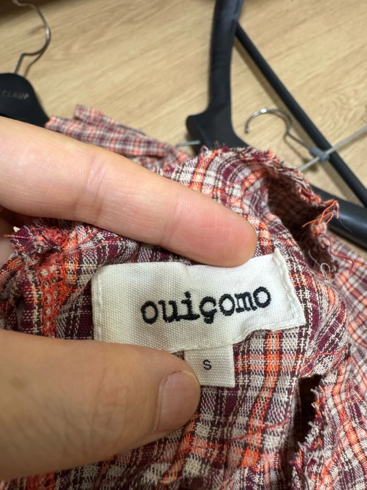 oui como 위꼬모 체크 원피스 이미지